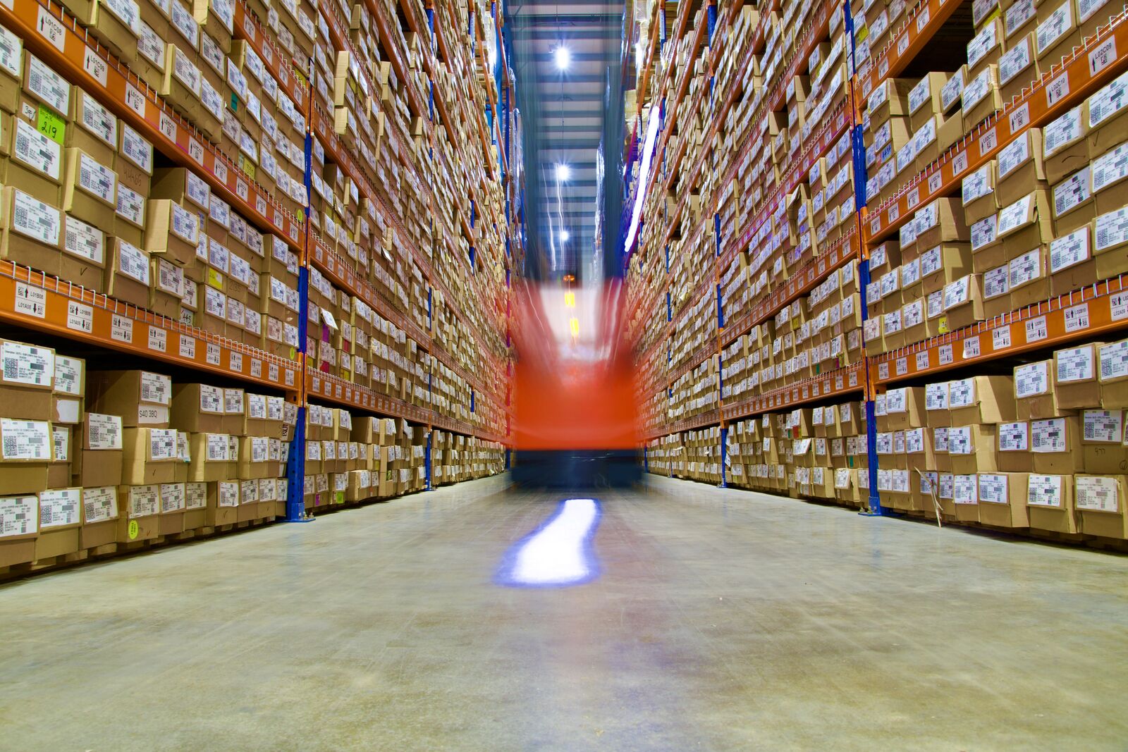 Warehouse replenishment in action